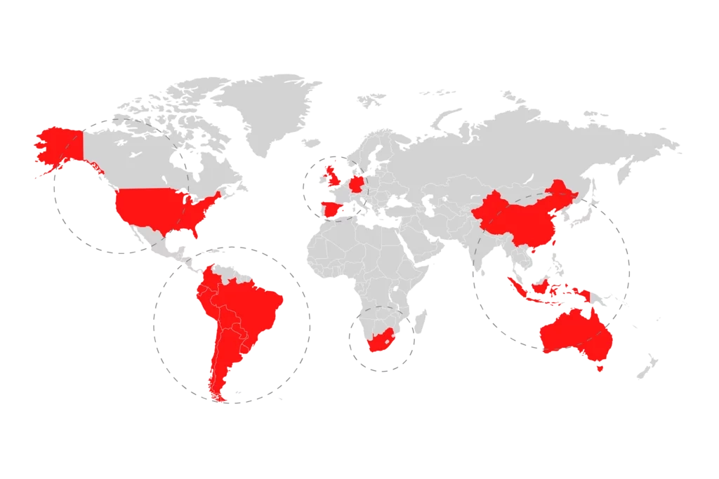 logicalis-countries-map